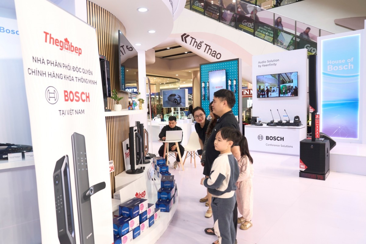 Bosch tham gia thị trường khóa thông minh Việt Nam