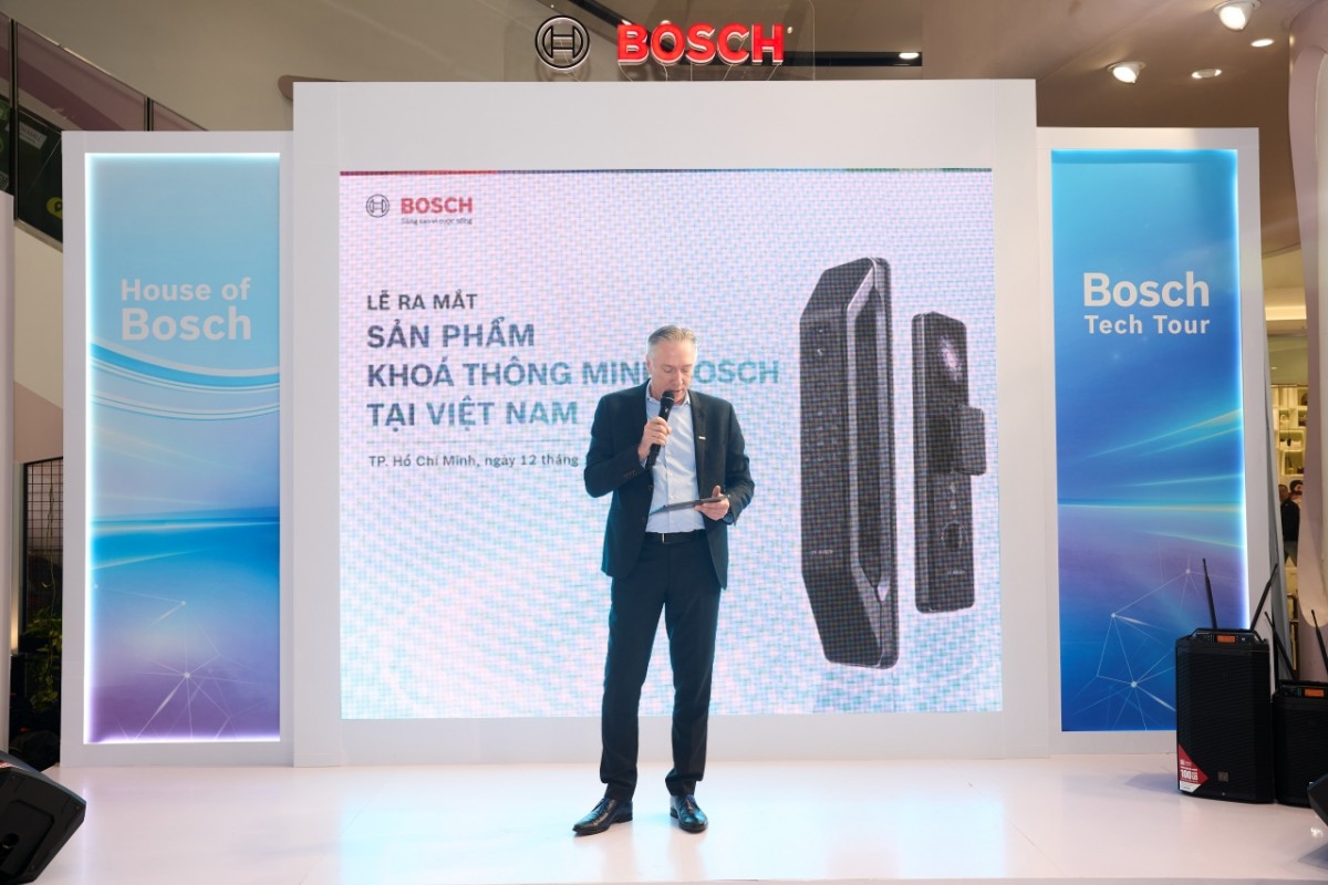 Bosch tham gia thị trường khóa thông minh Việt Nam