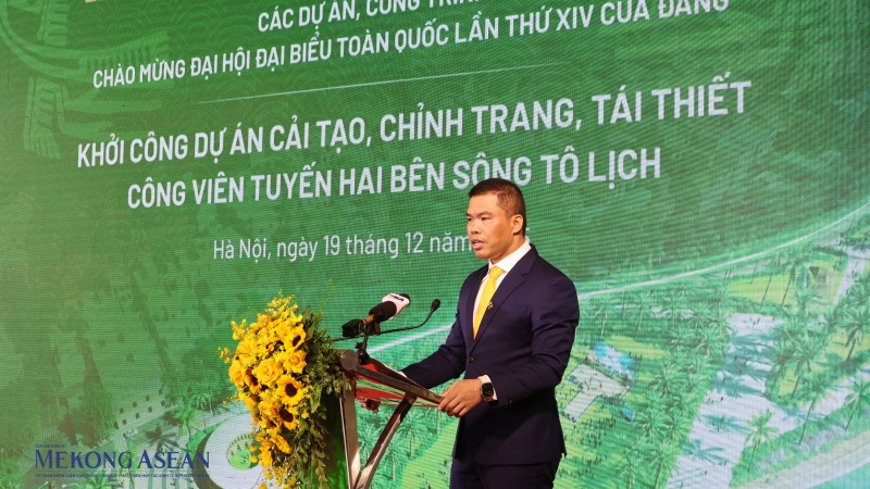 Hà Nội khởi công dự án công viên hai bên sông Tô Lịch hơn 4.600 tỷ đồng