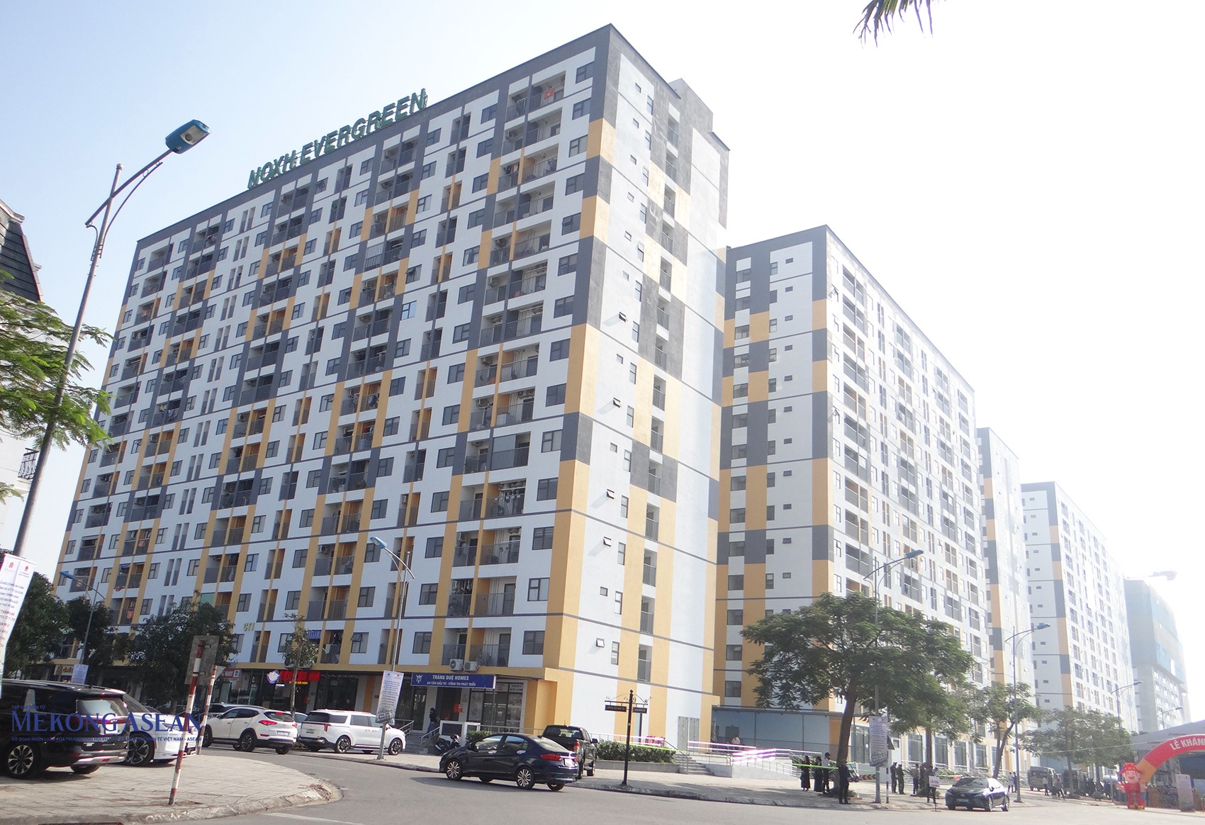 Dự án nhà ở xã hội thuộc Dự án khu đô thị - dịch vụ thương mại và nhà ở công nhân Tràng Duệ. Ảnh: Phùng Nguyện/Mekong ASEAN.