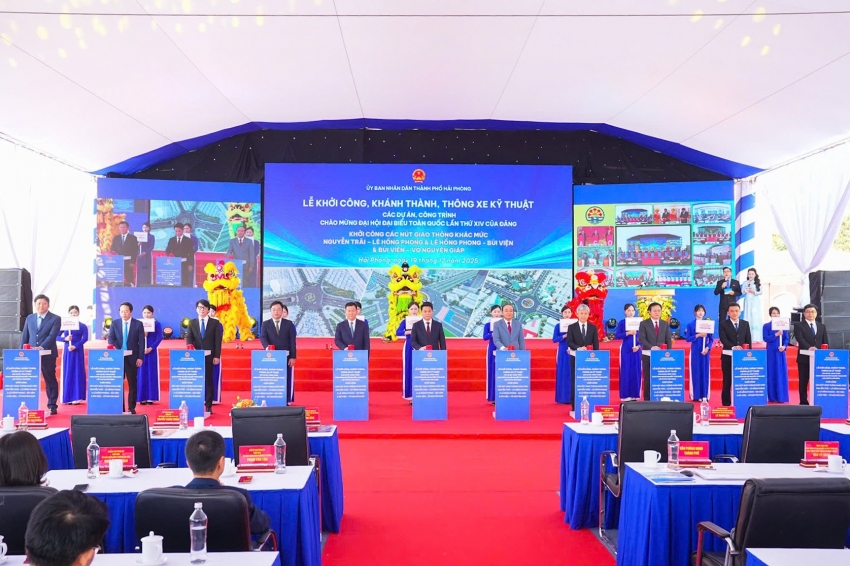 Hải Phòng khánh thành, khởi công 13 công trình, dự án trọng điểm