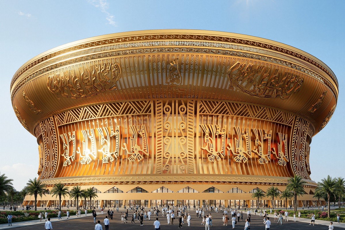 Phối cảnh sân vận động Trống Đồng. Ảnh: Vingroup.