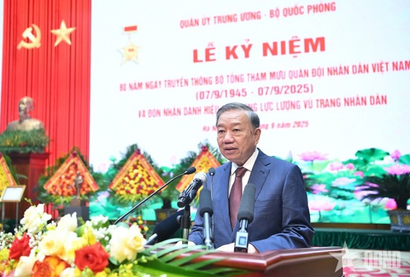 Tổng Bí thư Tô Lâm: Quân đội Nhân dân vững bước dưới cờ Đảng quang vinh