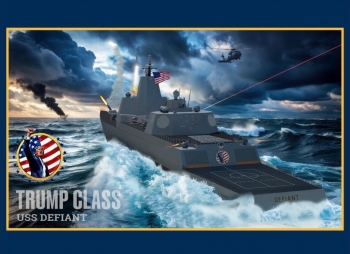 Tổng thống Trump công bố đóng lớp chiến hạm mới mang tên mình