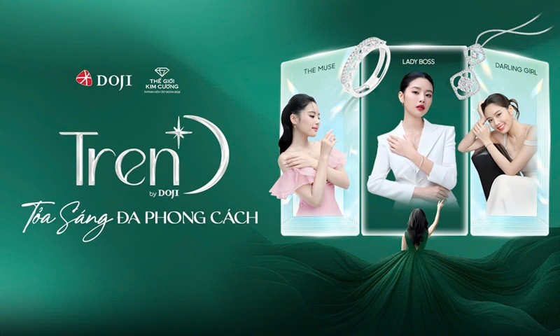 Tỏa sáng đa phong cách với mức giá thật yêu cùng TrenD by DOJI