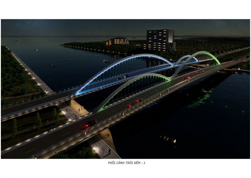 Vinhomes khởi công cầu vòm thép nối Nha Trang - Cam Lâm