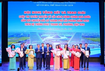 165 tác phẩm tranh giải báo chí ‘Vì một Hải Phòng phát triển’