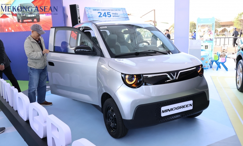 VinFast 'trình làng' mẫu xe điện đô thị siêu nhỏ Minio Green