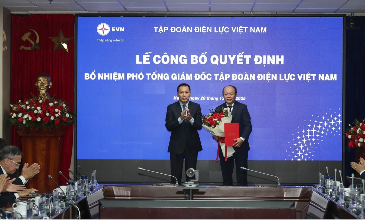 EVN có hai Phó Tổng giám đốc mới