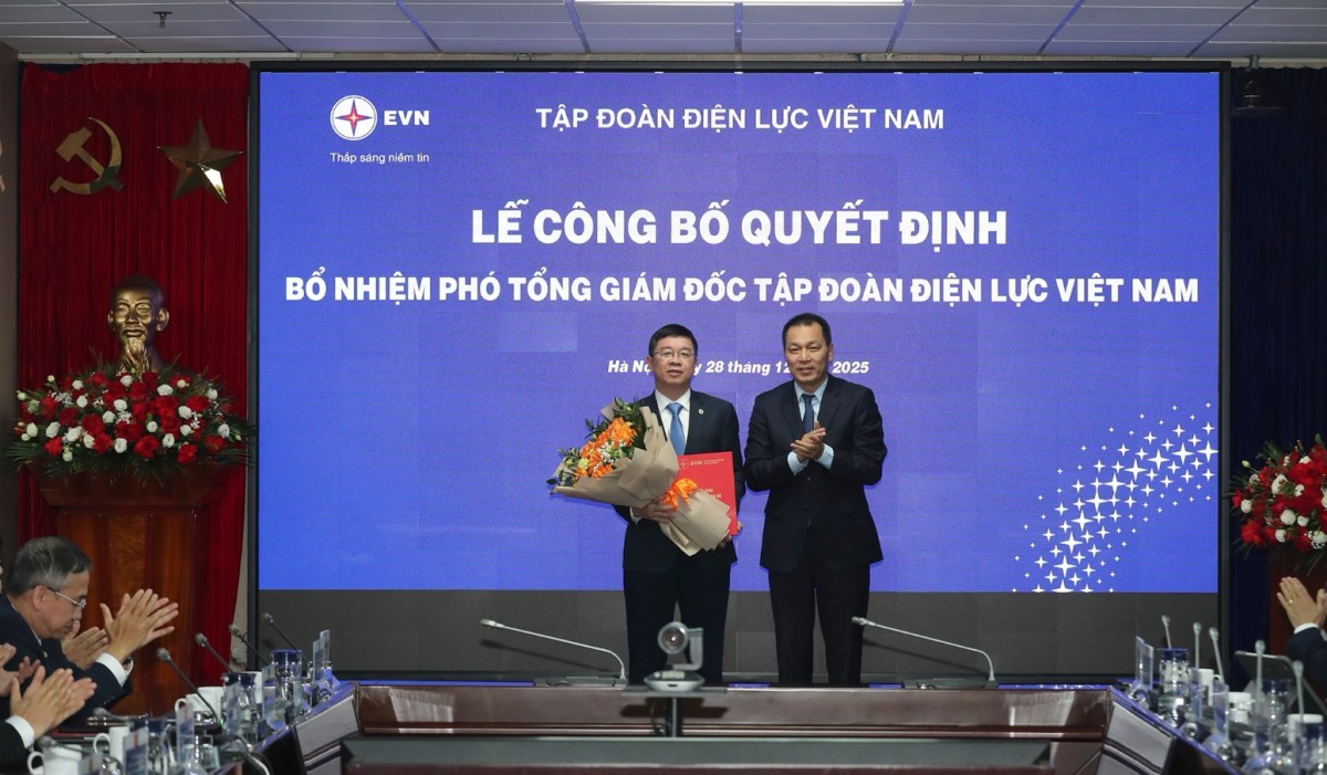 EVN có hai Phó Tổng giám đốc mới