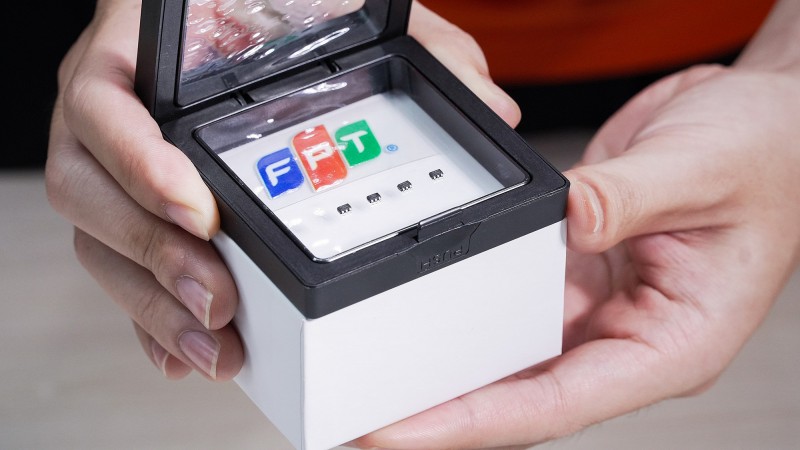 Cận cảnh chip do FPT thiết kế.