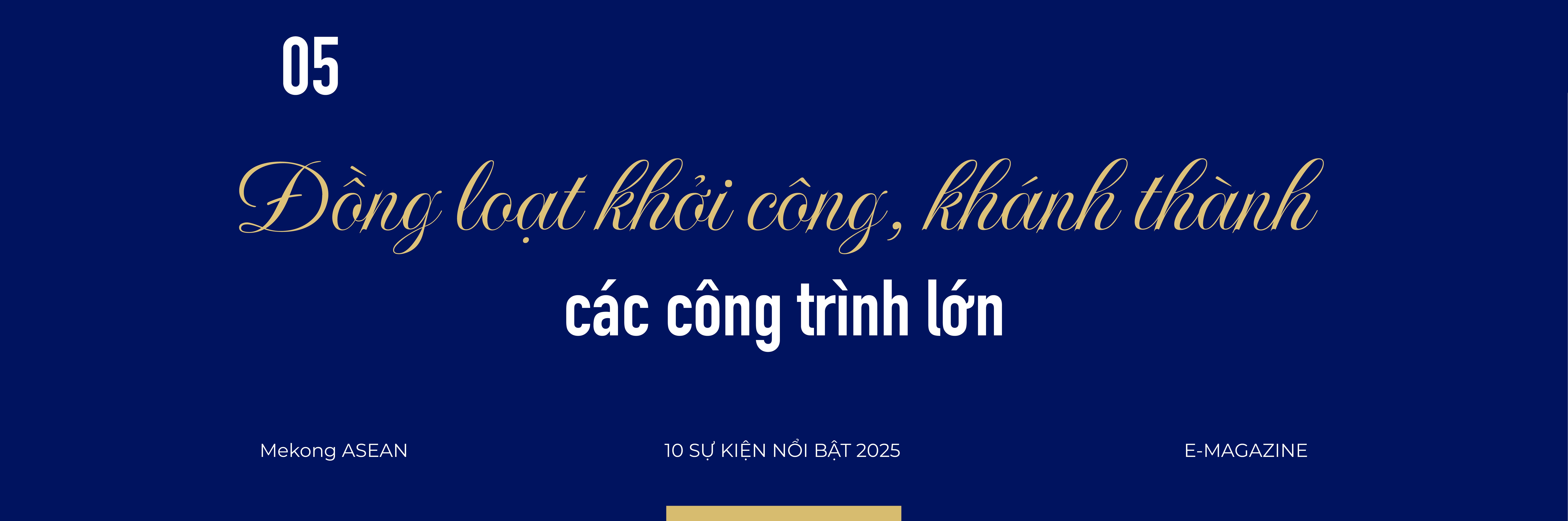 10 sự kiện nổi bật trong năm 2025