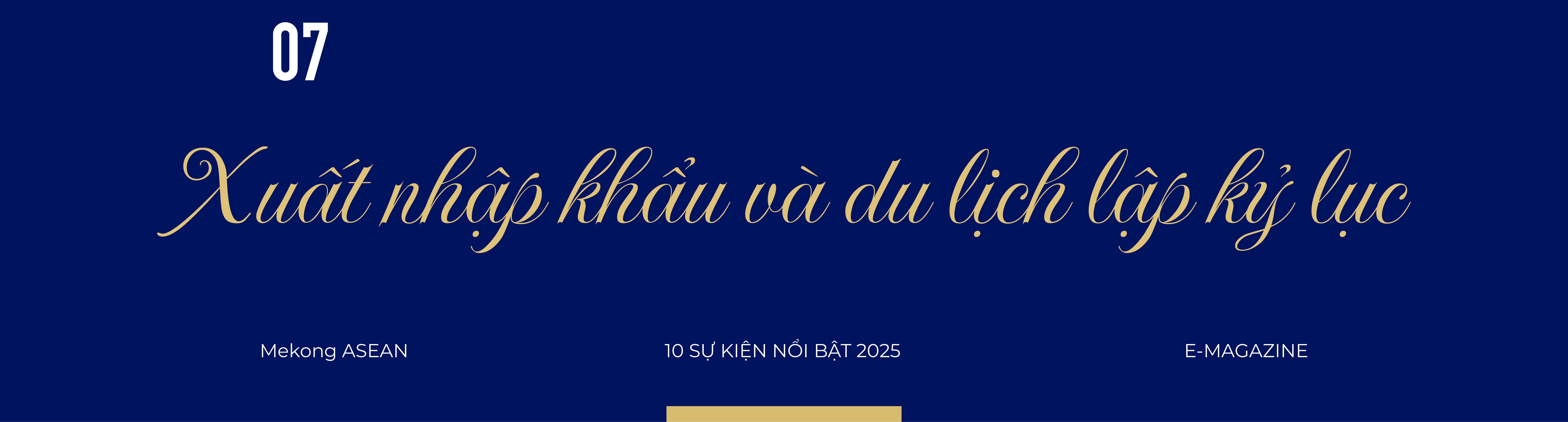 10 sự kiện nổi bật trong năm 2025