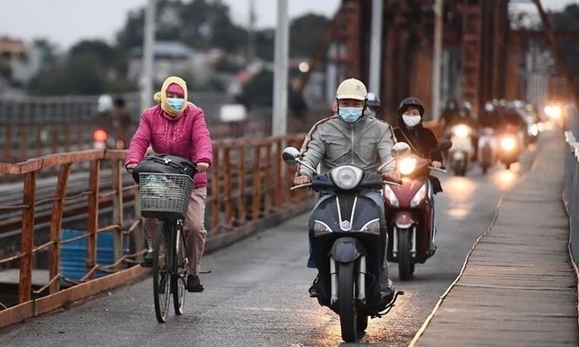 Không khí lạnh bao trùm toàn miền Bắc, có nơi dưới 8 độ C