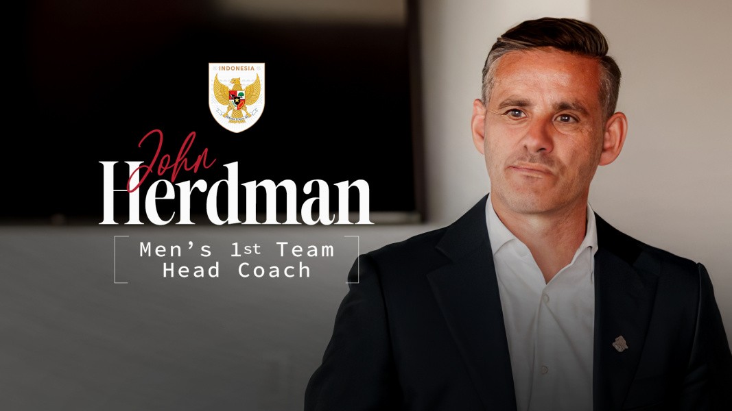 Ông John Herdman đảm nhiệm vai trò HLV trưởng đội tuyển bóng đá nam Indonesia từ ngày 3/1. Ảnh: PSSI.
