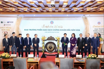 Khai trương phiên giao dịch chứng khoán đầu năm 2026