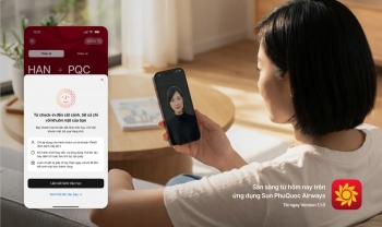 Sun PhuQuoc Airways rút ngắn thủ tục sân bay bằng sinh trắc học