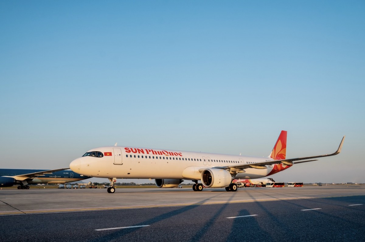 Sun PhuQuoc Airways rút ngắn thủ tục sân bay bằng sinh trắc học