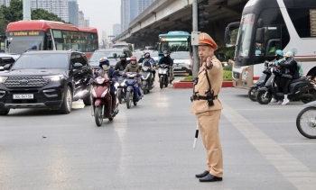 Hà Nội: Phân luồng giao thông phục vụ lễ xuất quân, diễn tập bảo vệ Đại hội Đảng