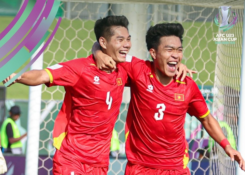 U23 Việt Nam có trận ra quân thành công tại Vòng chung kết U23 châu Á 2026. Ảnh: AFC