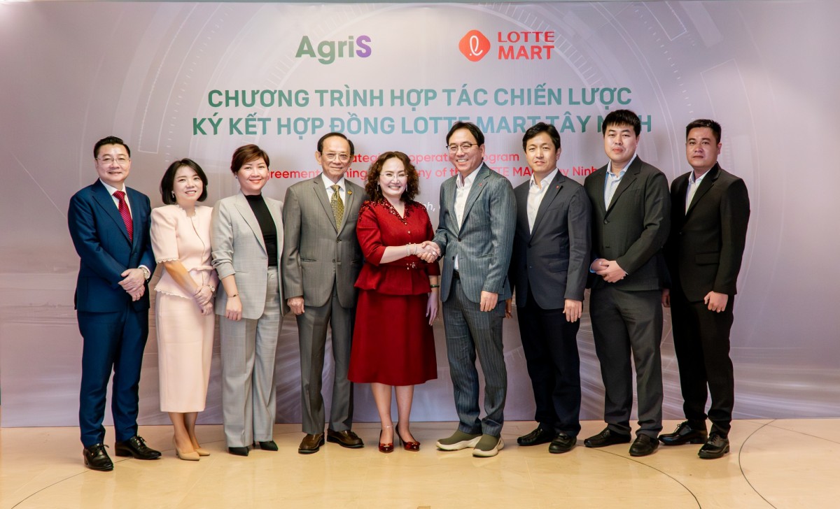 AgriS và LOTTE MART hợp tác phát triển trung tâm thương mại tại Tây Ninh