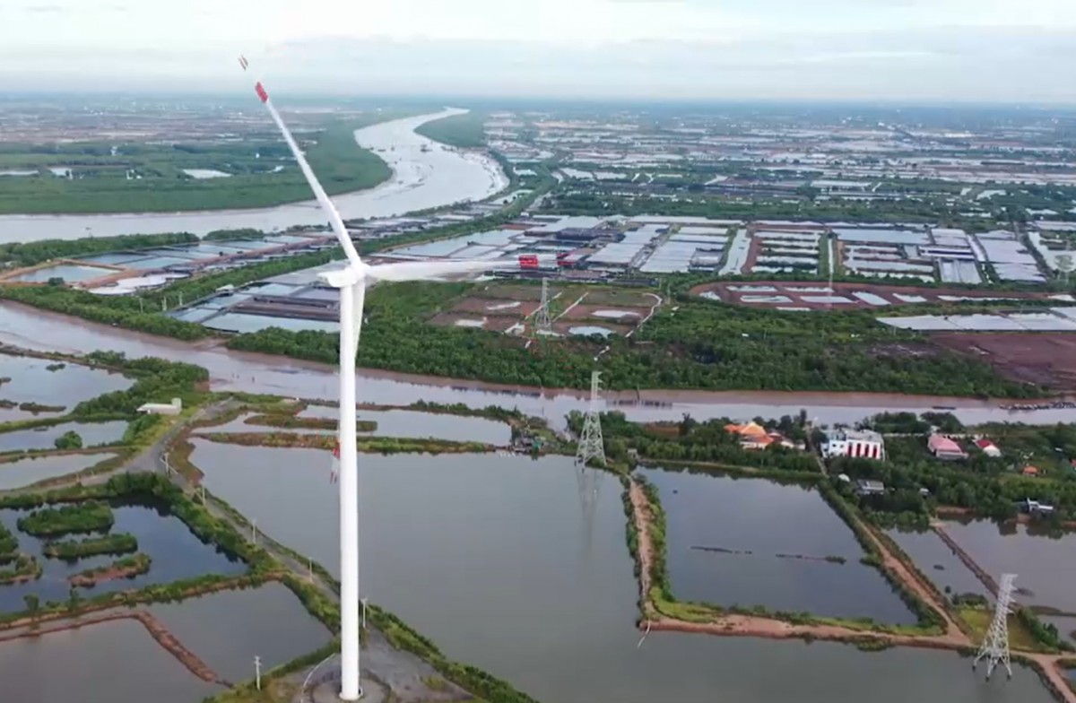 Pacifico khánh thành nhà máy điện gió 30MW tại Vĩnh Long