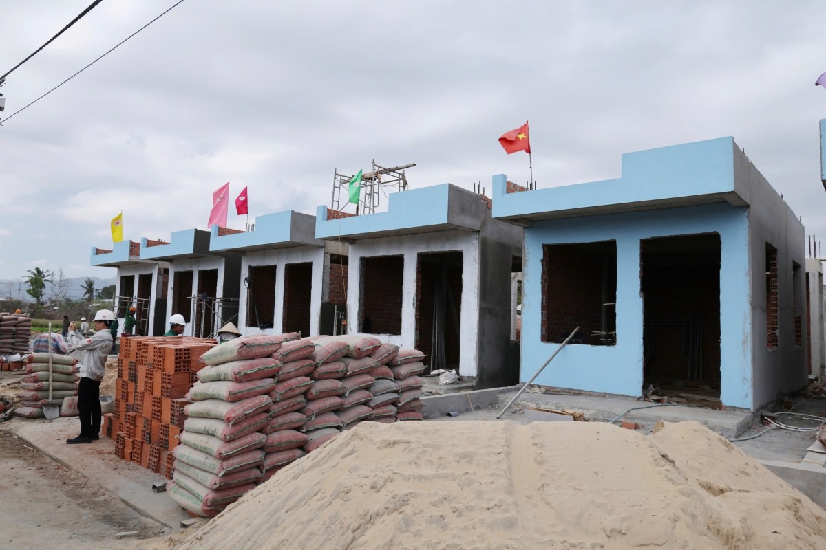 Những ngôi nhà được xây dựng trong chiến dịch