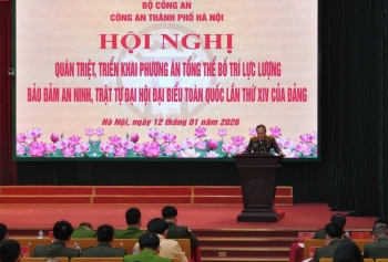 Công an TP Hà Nội bảo đảm tuyệt đối an toàn Đại hội XIV của Đảng