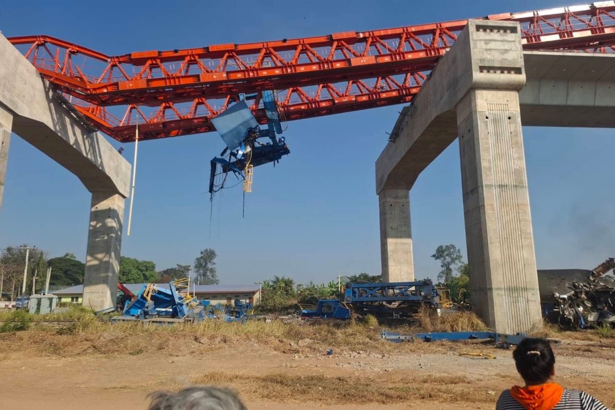 Hiện trường vụ tai nạn. Ảnh: Bangkok Post