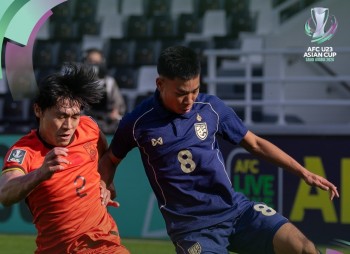 Thái Lan bị loại ở vòng bảng U23 châu Á sau trận hòa Trung Quốc