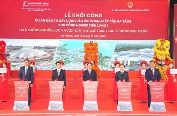 Hải Phòng khởi công 3 dự án khu công nghiệp quy mô hơn 1.000 ha