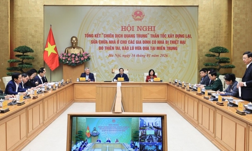 100% hộ dân thiệt hại nhà cửa do bão, lũ có nhà mới đón Tết