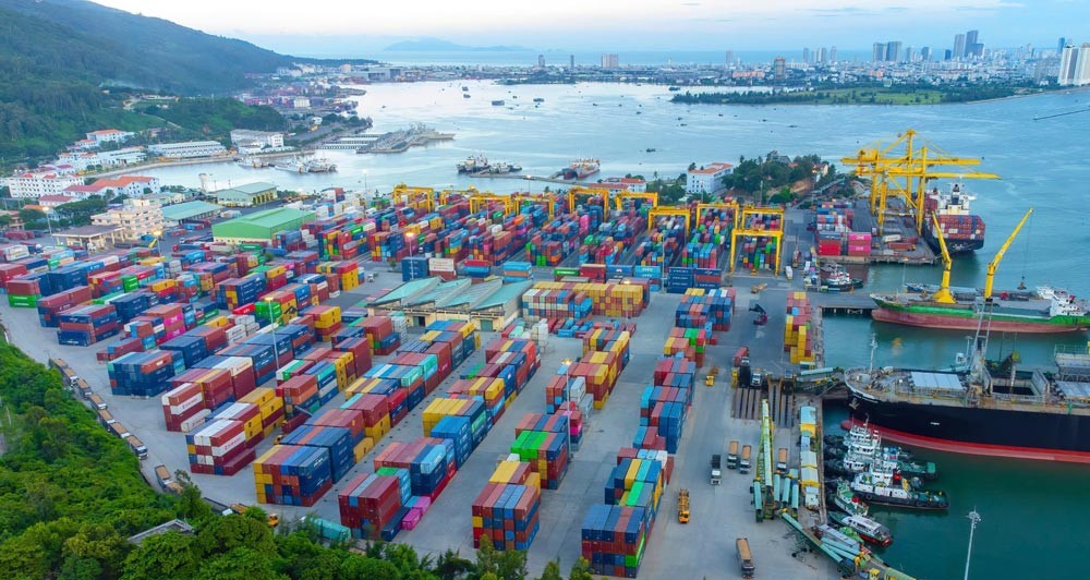 Toàn cảnh cảng Đà Nẵng. Ảnh: CDN.