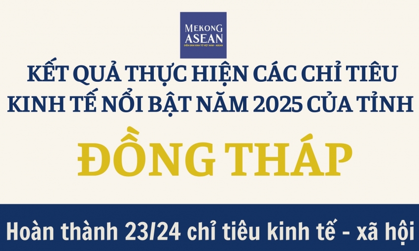 Đồng Tháp 2025: Kinh tế tăng tốc, đầu tư và du lịch bứt phá