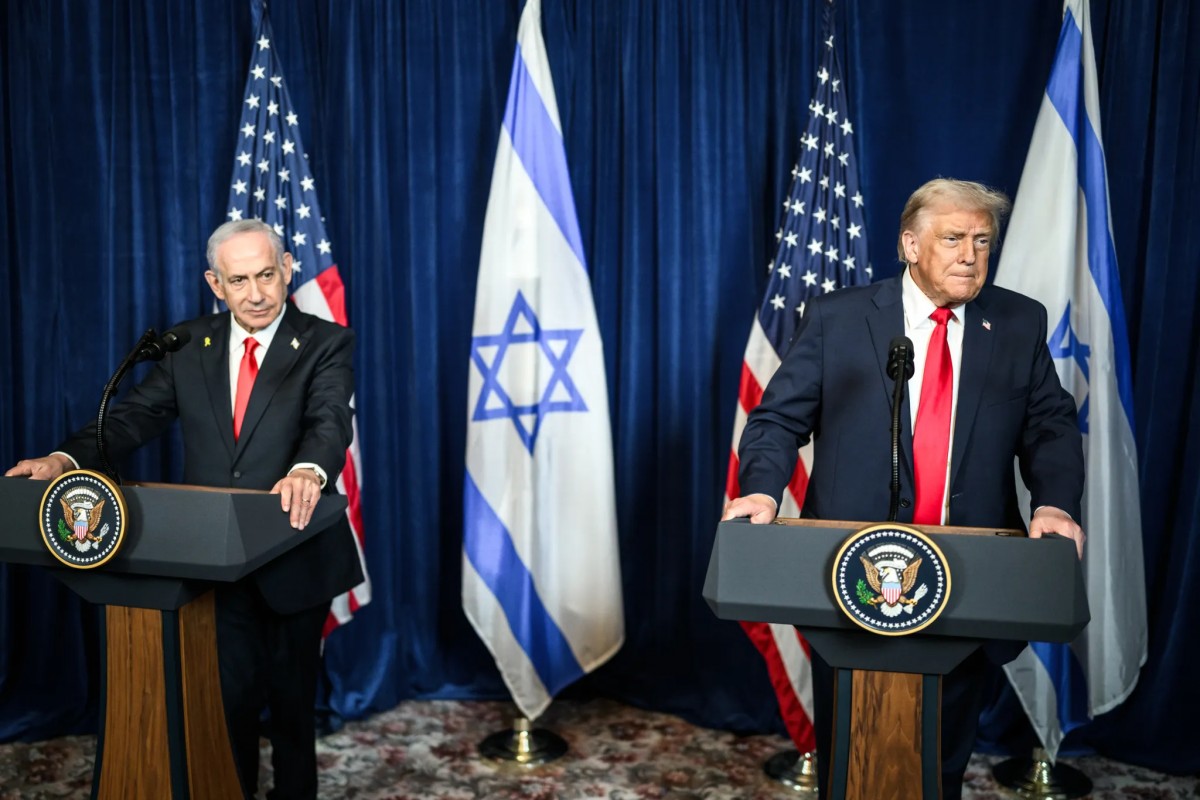 Thủ tướng Israel Benjamin Netanyahu và Tổng thống Mỹ Donald Trump tại bang Florida (Mỹ) ngày 29/12/2025. Ảnh: Nhà Trắng