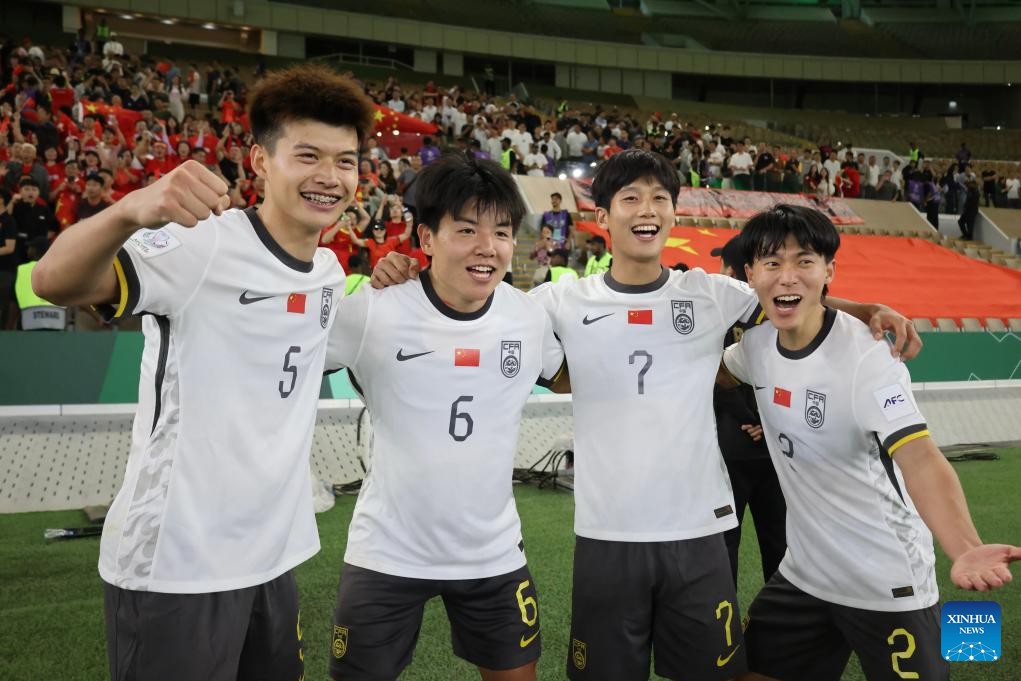 U23 Trung Quốc đánh bại U23 Việt Nam với tỷ số 3-0 ở Bán kết. Ảnh: Tân Hoa xã