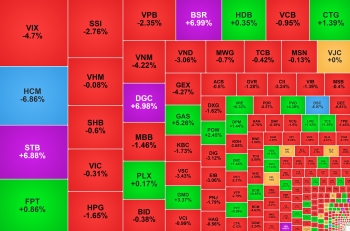 VN-Index điều chỉnh, STB ngược dòng lập đỉnh mới
