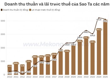 Lợi nhuận Sao Ta đi lùi bất chấp doanh thu lịch sử