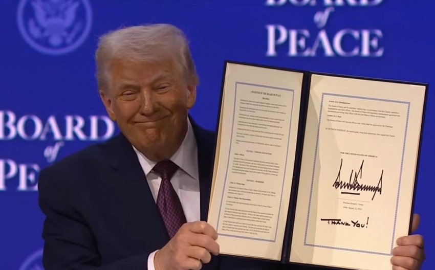 Tổng thống Trump ký Hiến chương thành lập Hội đồng Hòa bình