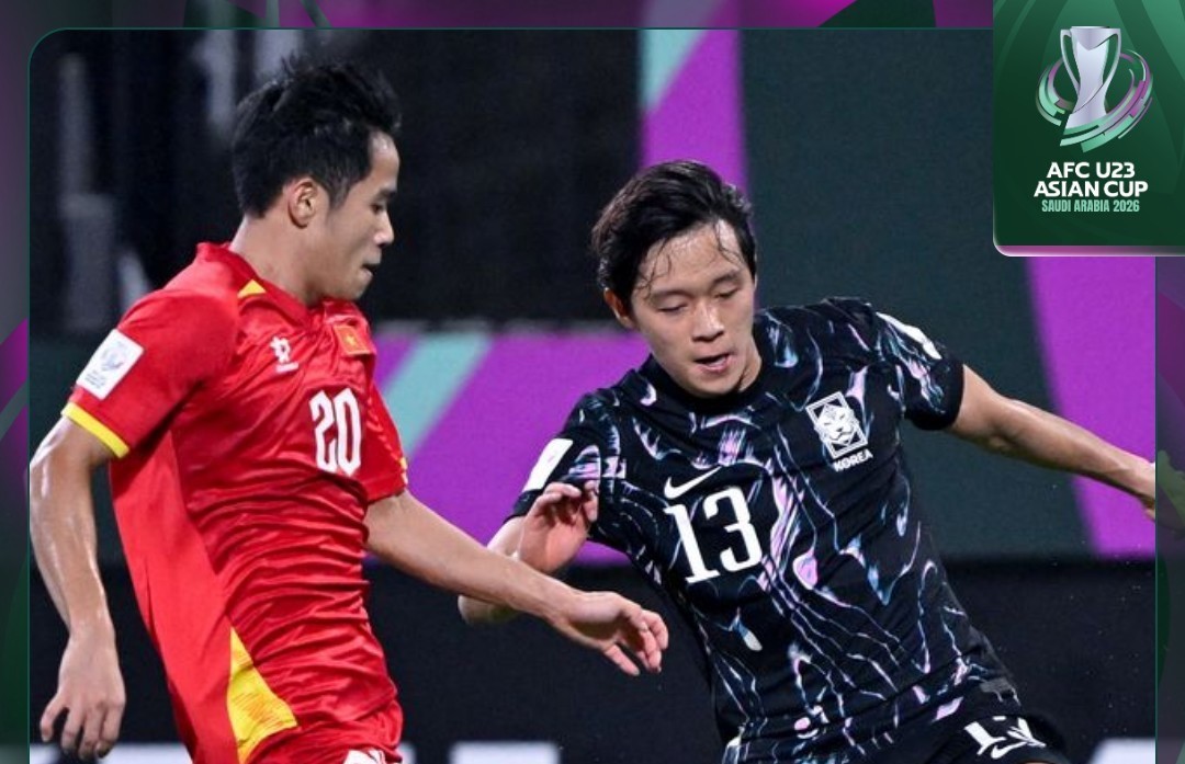 U23 Hàn Quốc gỡ hòa ở phút bù giờ thứ 7. Ảnh: AFC Asian Cup