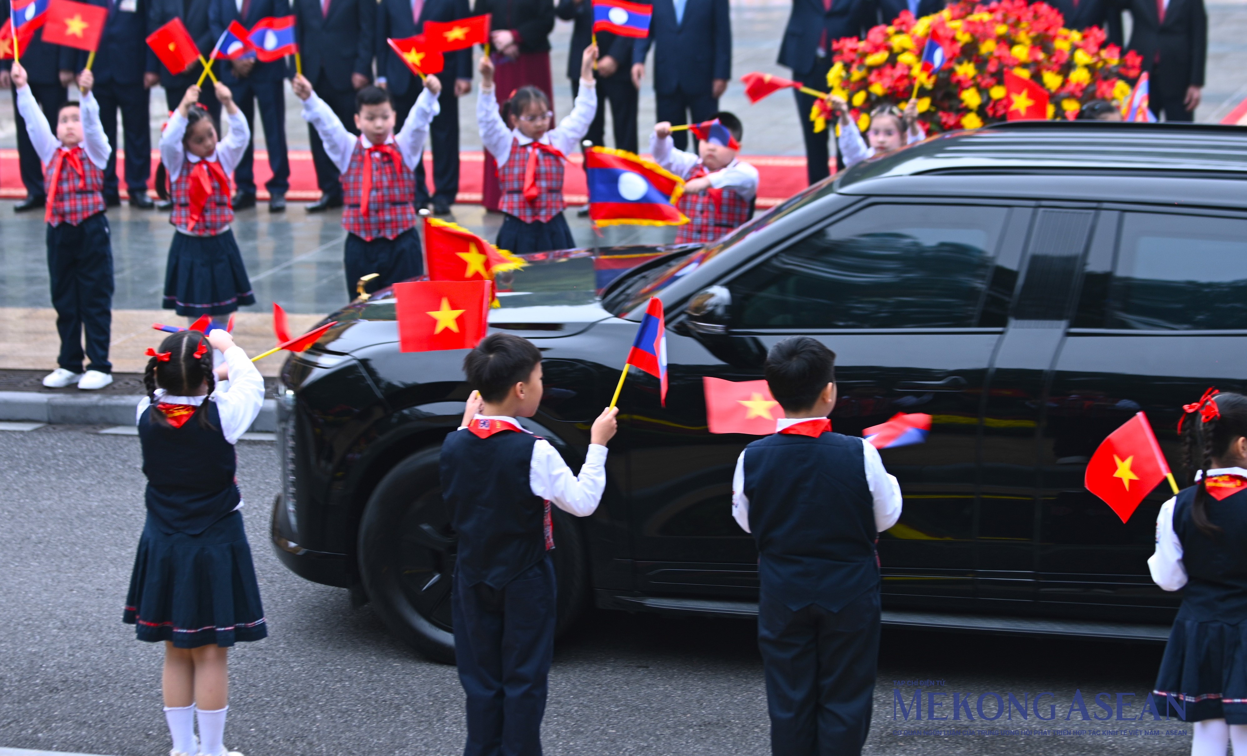 Tổng Bí thư Tô Lâm chủ trì lễ đón Tổng Bí thư, Chủ tịch nước Lào