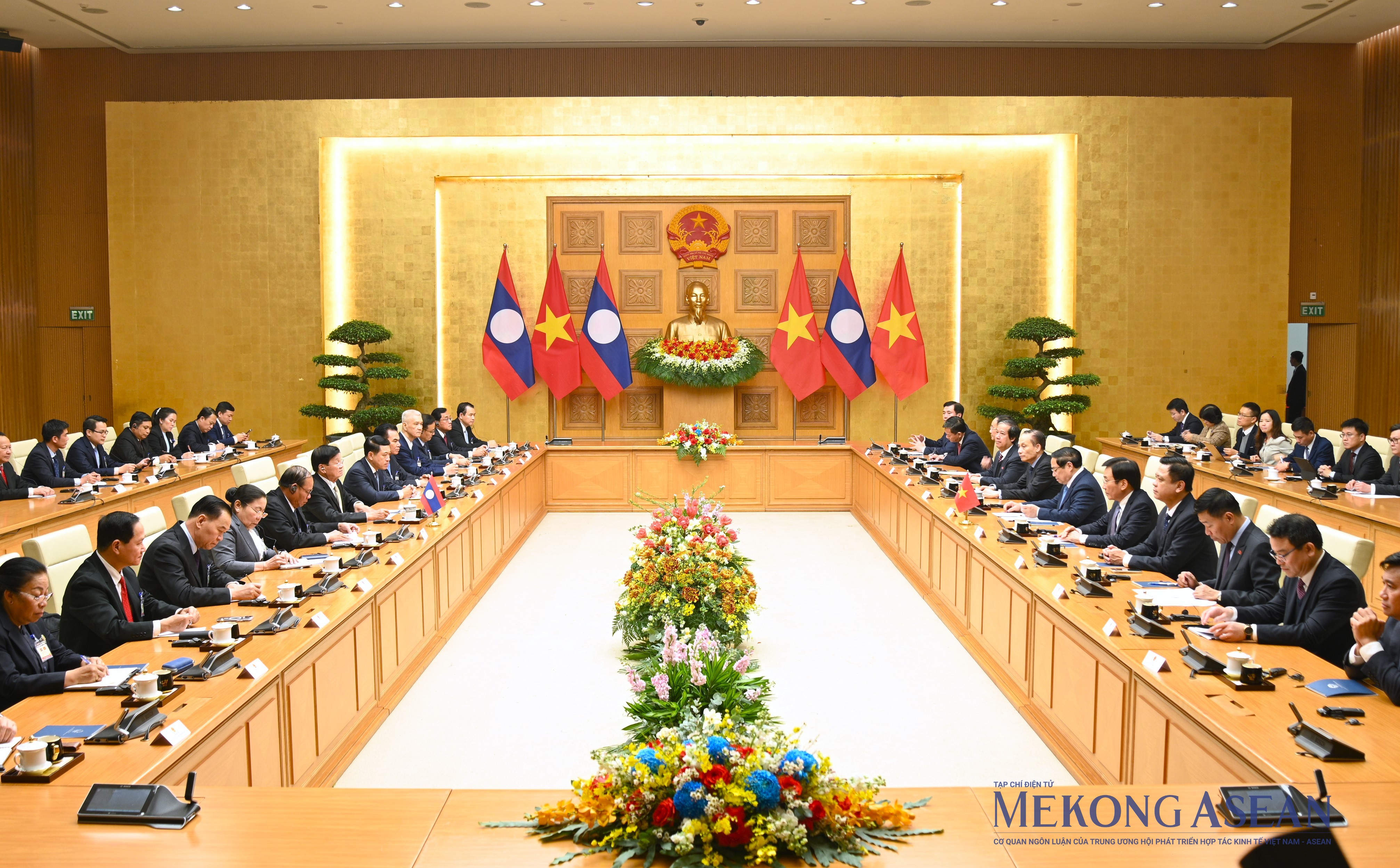 Việt - Lào tăng cường gắn kết kinh tế, thúc đẩy các dự án chiến lược