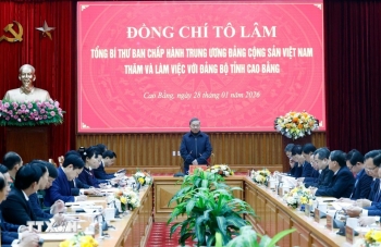 Tổng Bí thư: Cao Bằng cần biến vị trí biên giới thành lợi thế chiến lược