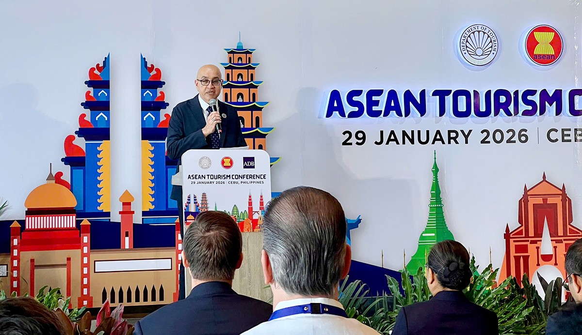 Ông Satvinder Singh - Phó Tổng Thư ký ASEAN phát biểu khai mạc