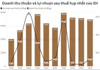 Doanh thu giảm, lợi nhuận IDI vẫn tăng 97% năm 2025