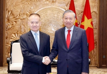 Tổng Bí thư Tô Lâm tiếp Đặc phái viên của Tổng Bí thư, Chủ tịch Trung Quốc