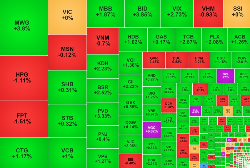 HPG hút vốn ngoại, NVL tăng trần khi báo lãi đột biến