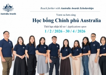 Australia mở cổng đăng ký học bổng AAS, MAP và AMSS niên khóa 2027