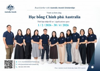 Australia mở cổng đăng ký học bổng AAS, MAP và AMSS niên khóa 2027