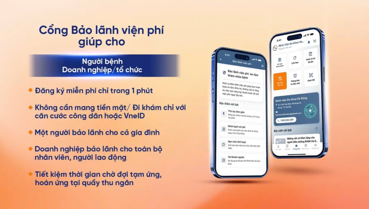 Cổng Bảo lãnh thanh toán viện phí: Từ bệnh viện không tiền mặt đến quốc gia số Cổng Bảo lãnh thanh toán viện phí: Từ bệnh viện không tiền mặt đến quốc gia số